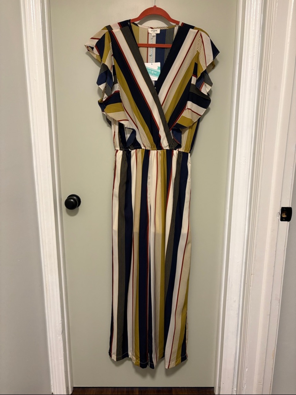 NWT Umgee wide leg jumpsuit. Size L